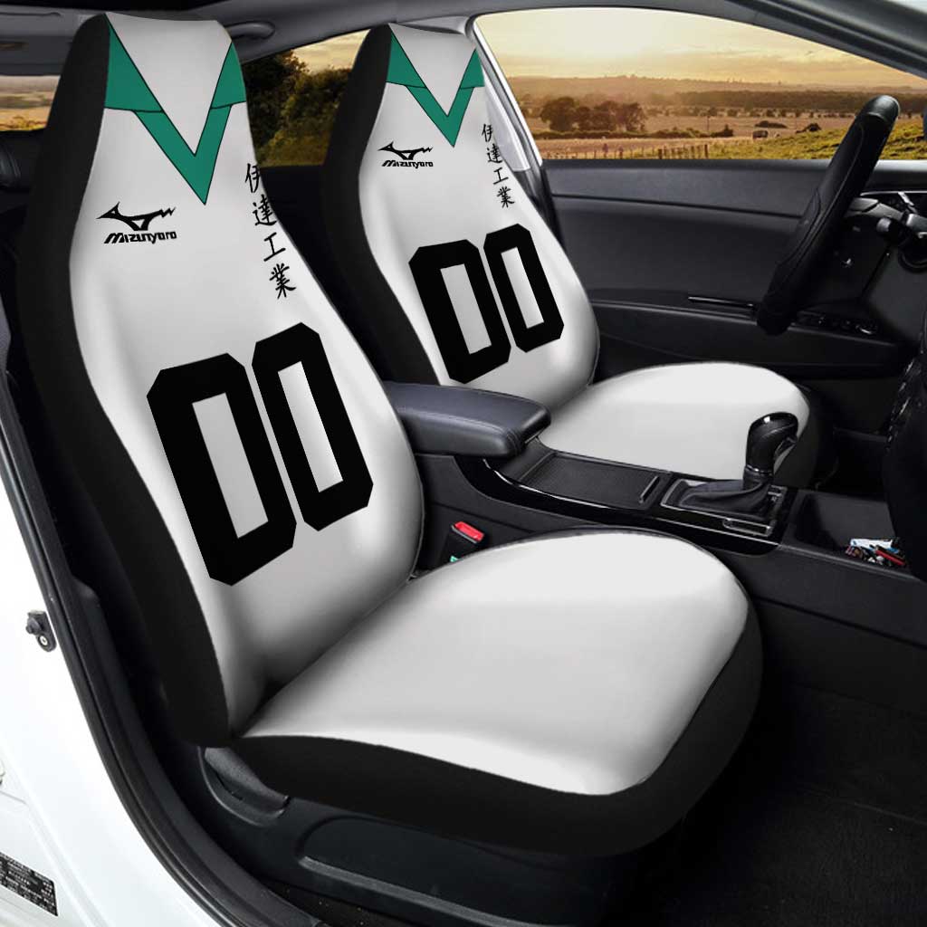Date Tech High Car Seat Covers Personalized Haikyuu Anime Car Accessories