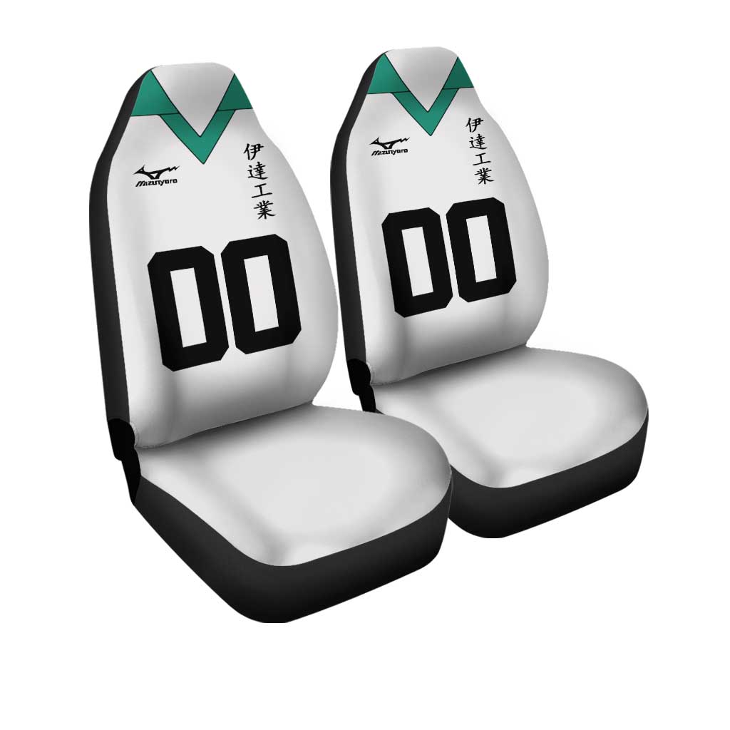 Date Tech High Car Seat Covers Personalized Haikyuu Anime Car Accessories