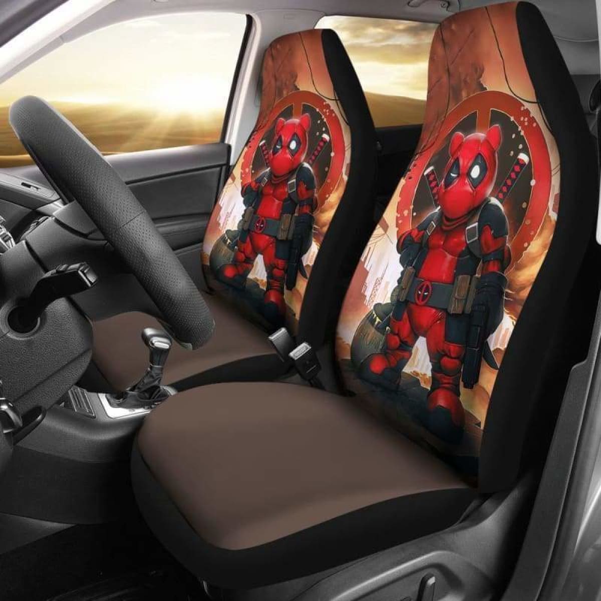 Deadpooh Car Seat Covers Universal Fit 051312