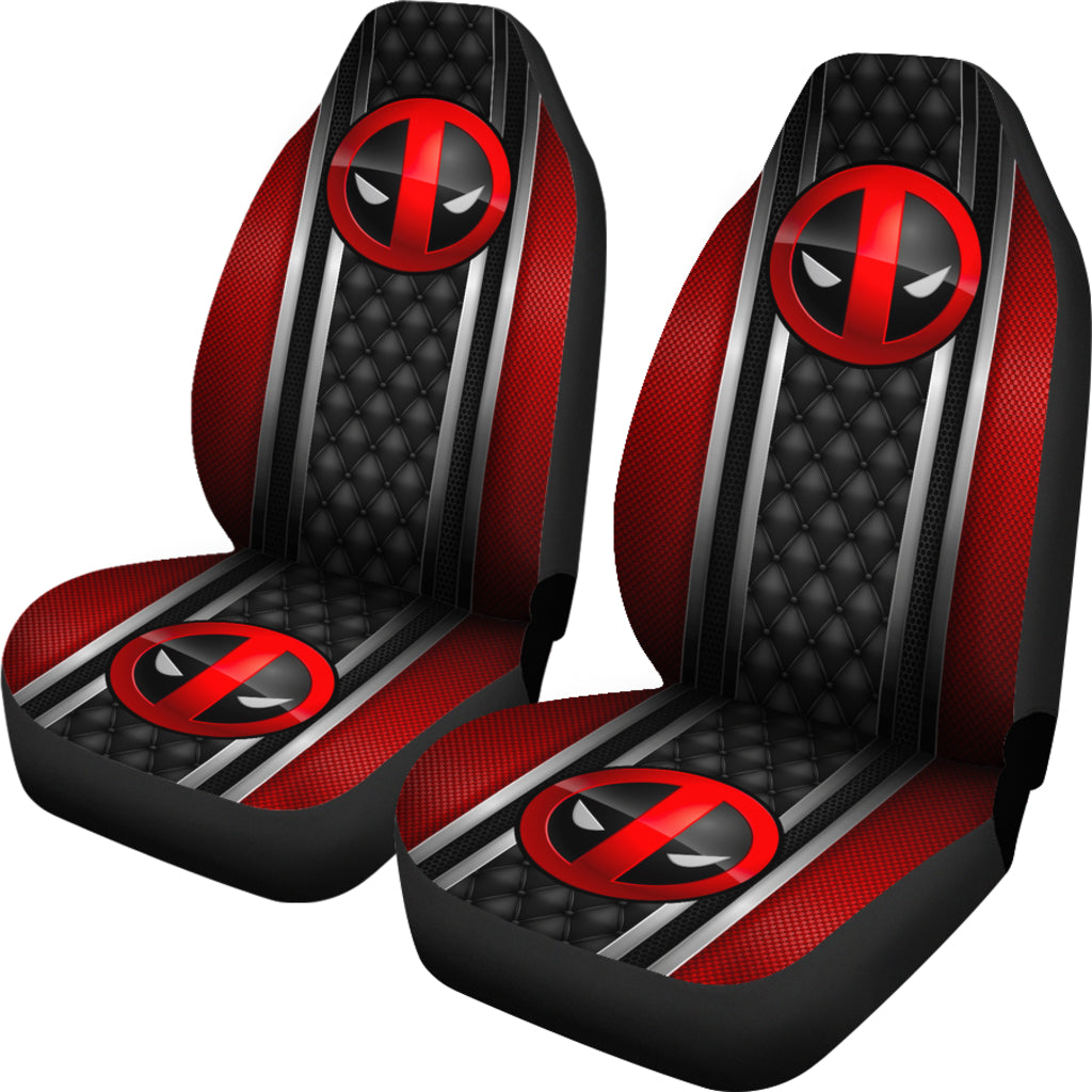 Deadpool Car Seat Covers Glossy Style Car Accessories Ci220315-03