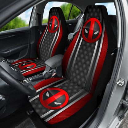 Deadpool Car Seat Covers Glossy Style Car Accessories 211401