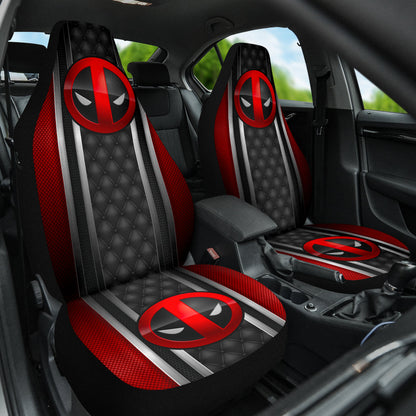 Deadpool Car Seat Covers Glossy Style Car Accessories 211401