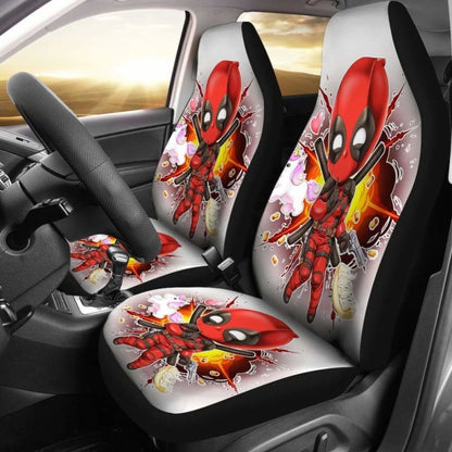 Deadpool Car Seat Covers Universal Fit 051012
