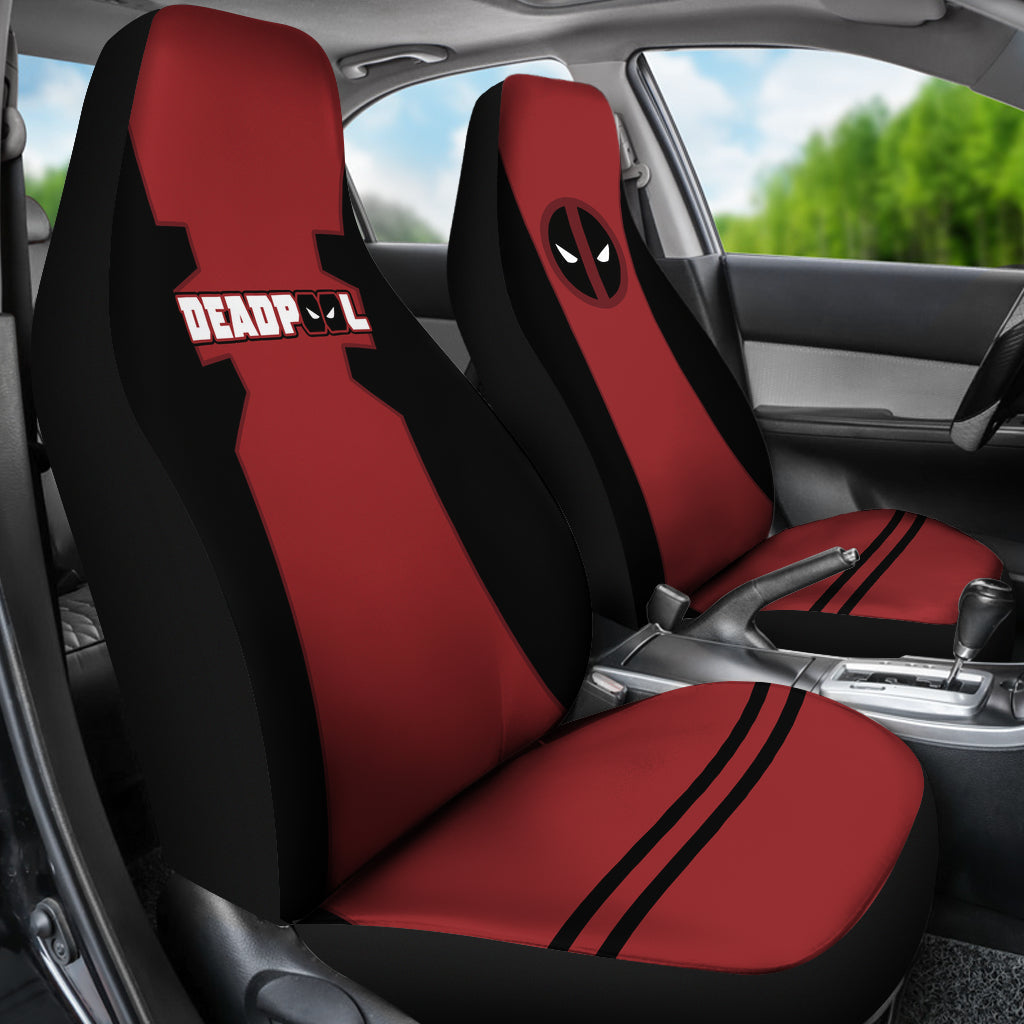 Deadpool Comic Car Seat Covers