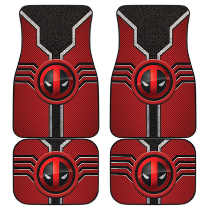 Deadpool Logo Car Floor Mats Custom For Fans Ci230111-06a