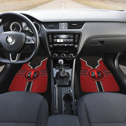 Deadpool Logo Car Floor Mats Custom For Fans Ci230111-06a