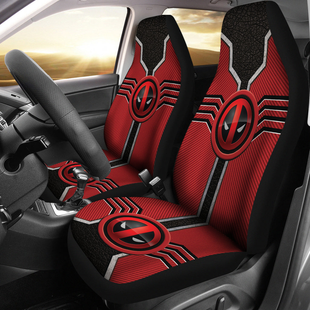 Deadpool Logo Car Seat Covers Custom For Fans Ci230106-06