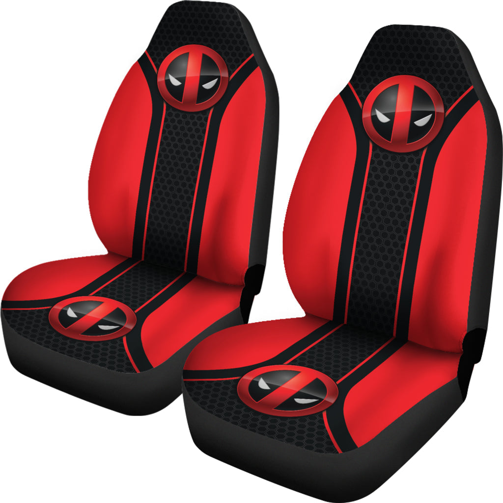 Deadpool Logo Car Seat Covers Custom For Fans Ci221228-08