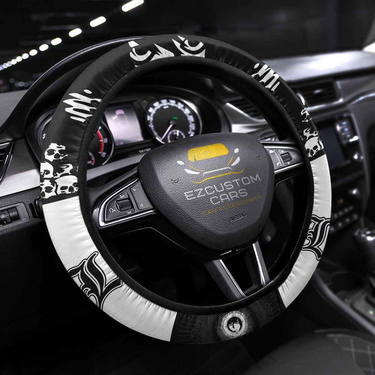 Death Note Anime Steering Wheel Cover Custom Lawliet (L) Anime Car Accessories