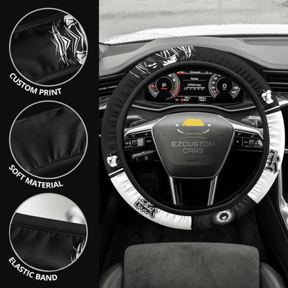 Death Note Anime Steering Wheel Cover Light Yagami Anime Car Accessories