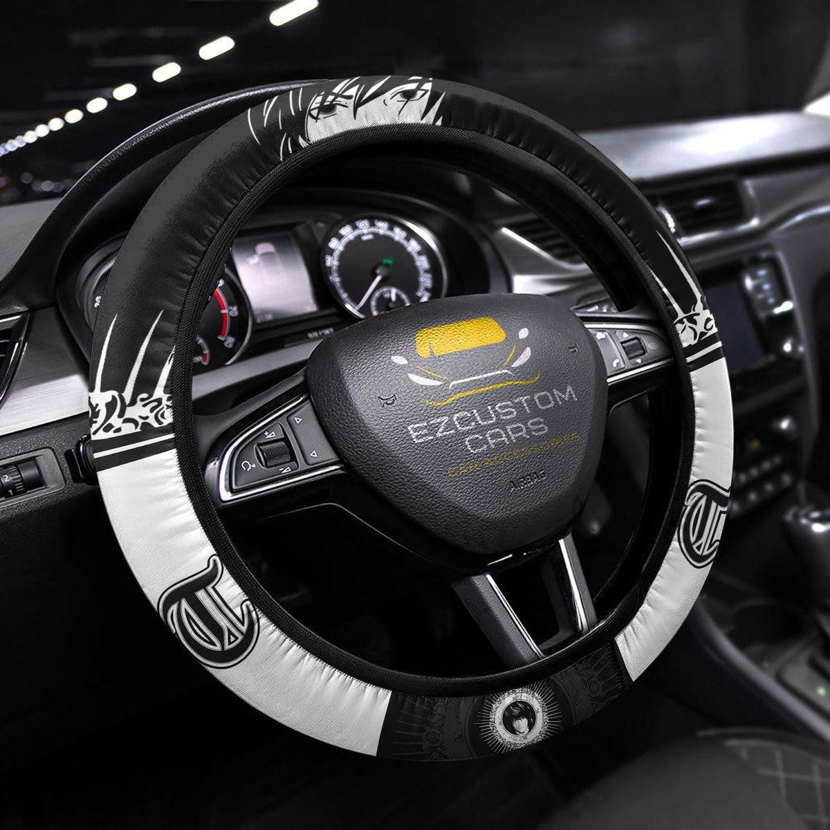 Death Note Anime Steering Wheel Cover Teru Mikami Custom Car Accessories