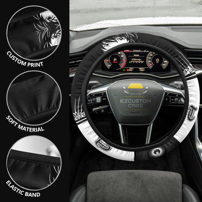 Death Note Anime Steering Wheel Cover Teru Mikami Custom Car Accessories