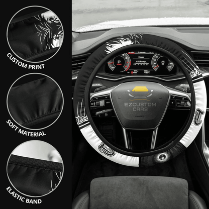 Death Note Anime Steering Wheel Cover Teru Mikami Custom Car Accessories