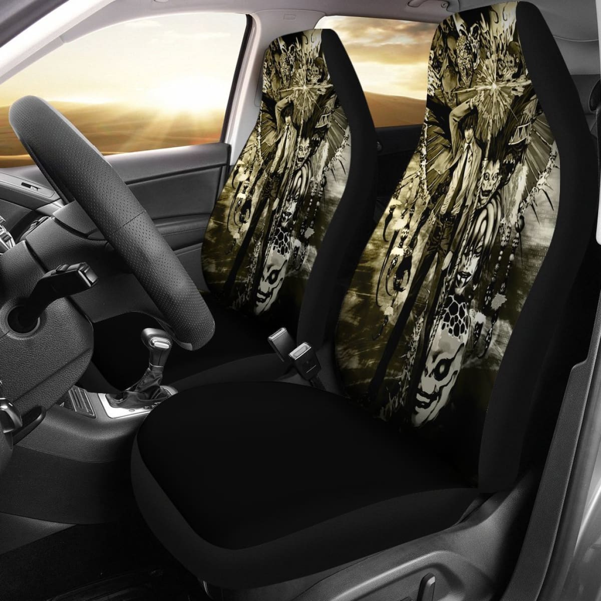 Death Note Art Seat Covers Amazing Best Gift Ideas 2020 Universal Fit 090505