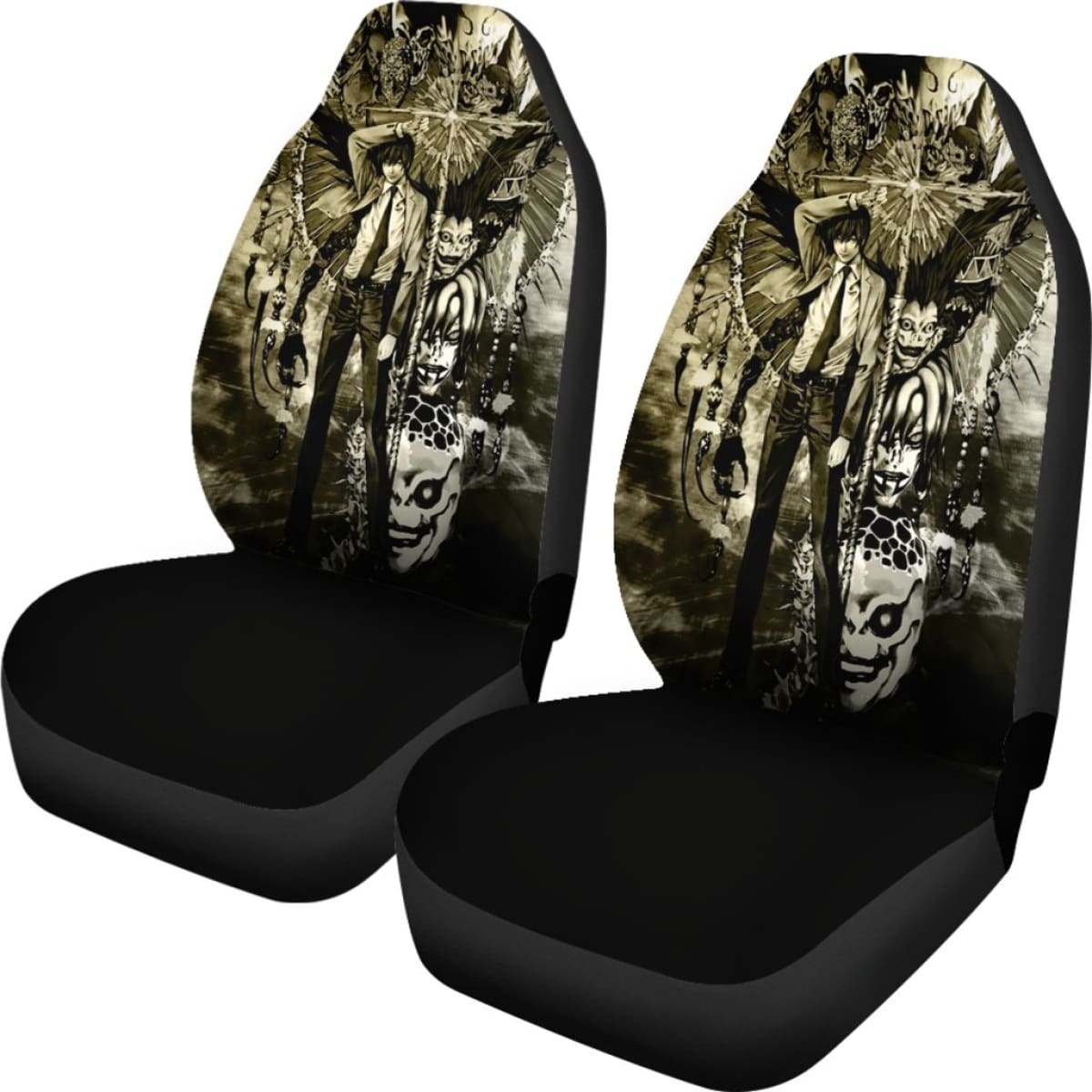 Death Note Art Seat Covers Amazing Best Gift Ideas 2020 Universal Fit 090505