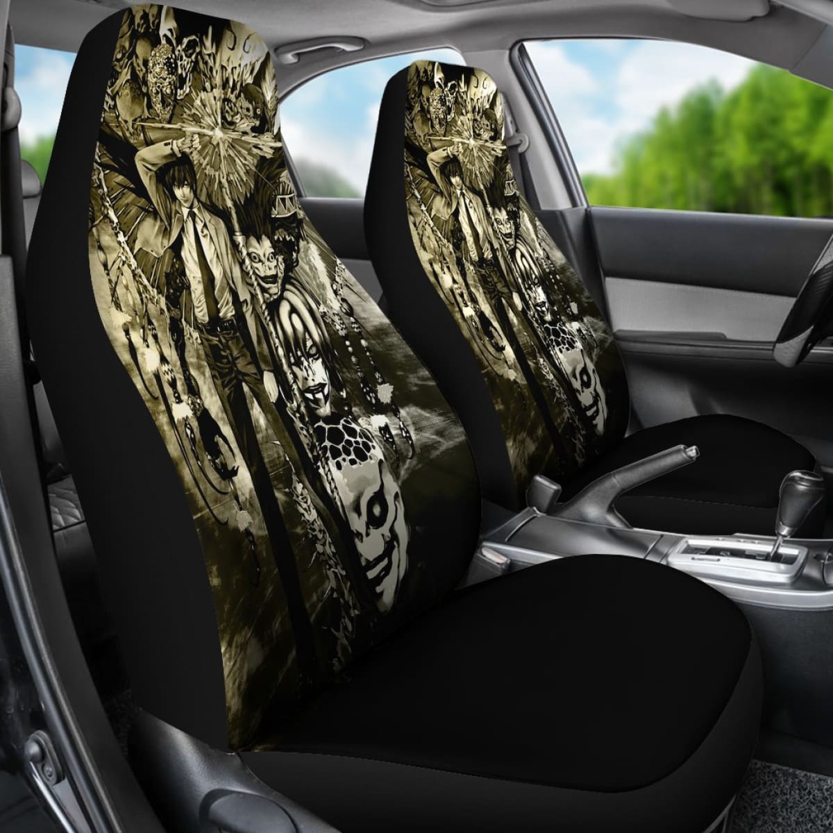 Death Note Art Seat Covers Amazing Best Gift Ideas 2020 Universal Fit 090505