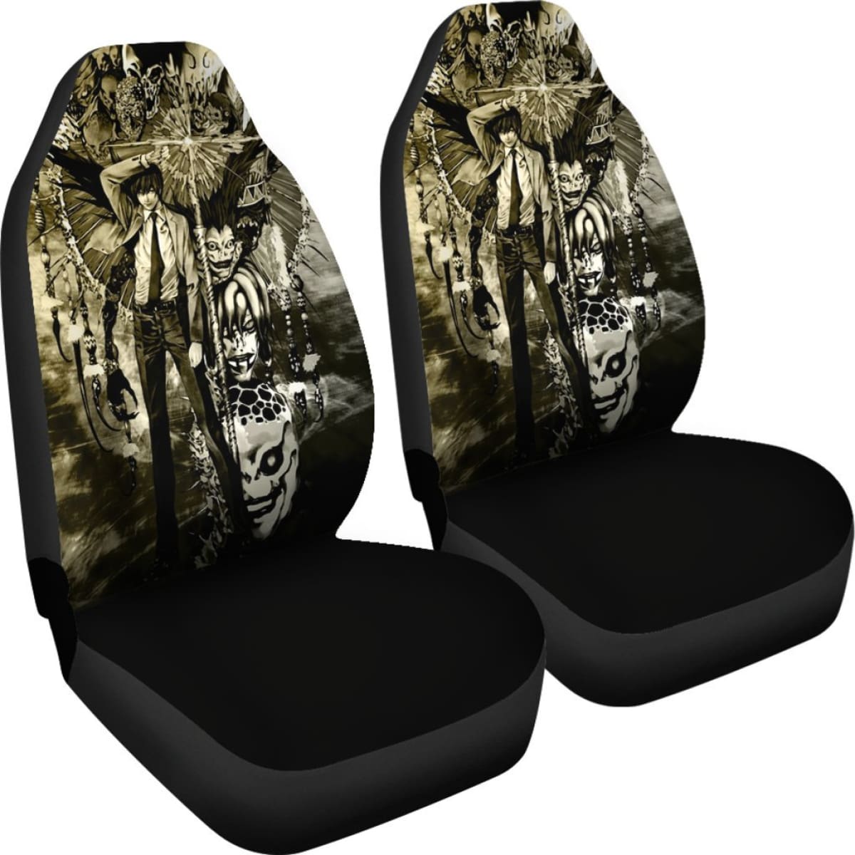 Death Note Art Seat Covers Amazing Best Gift Ideas 2020 Universal Fit 090505