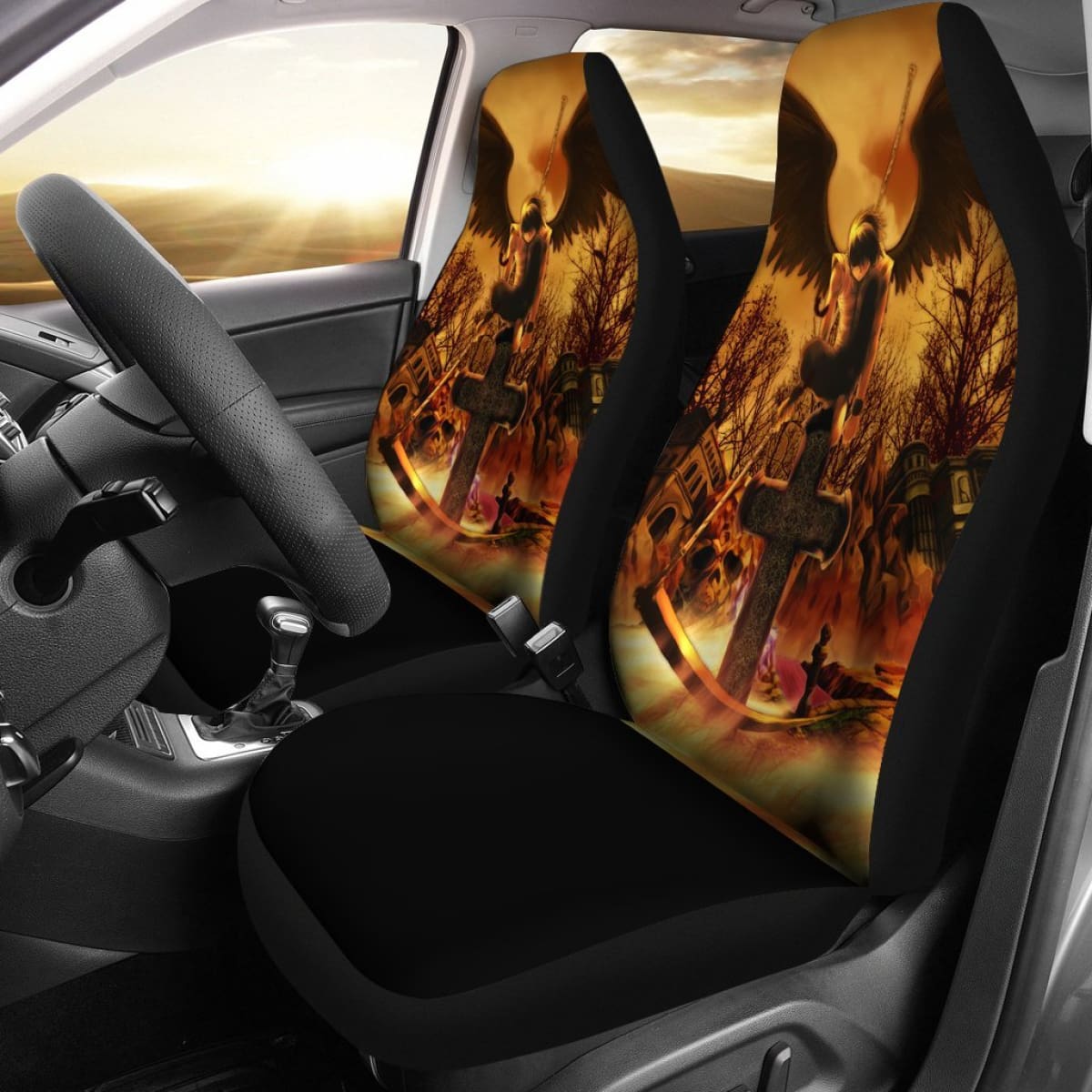 Death Note Seat Covers Amazing Best Gift Ideas 2020 Universal Fit 090505