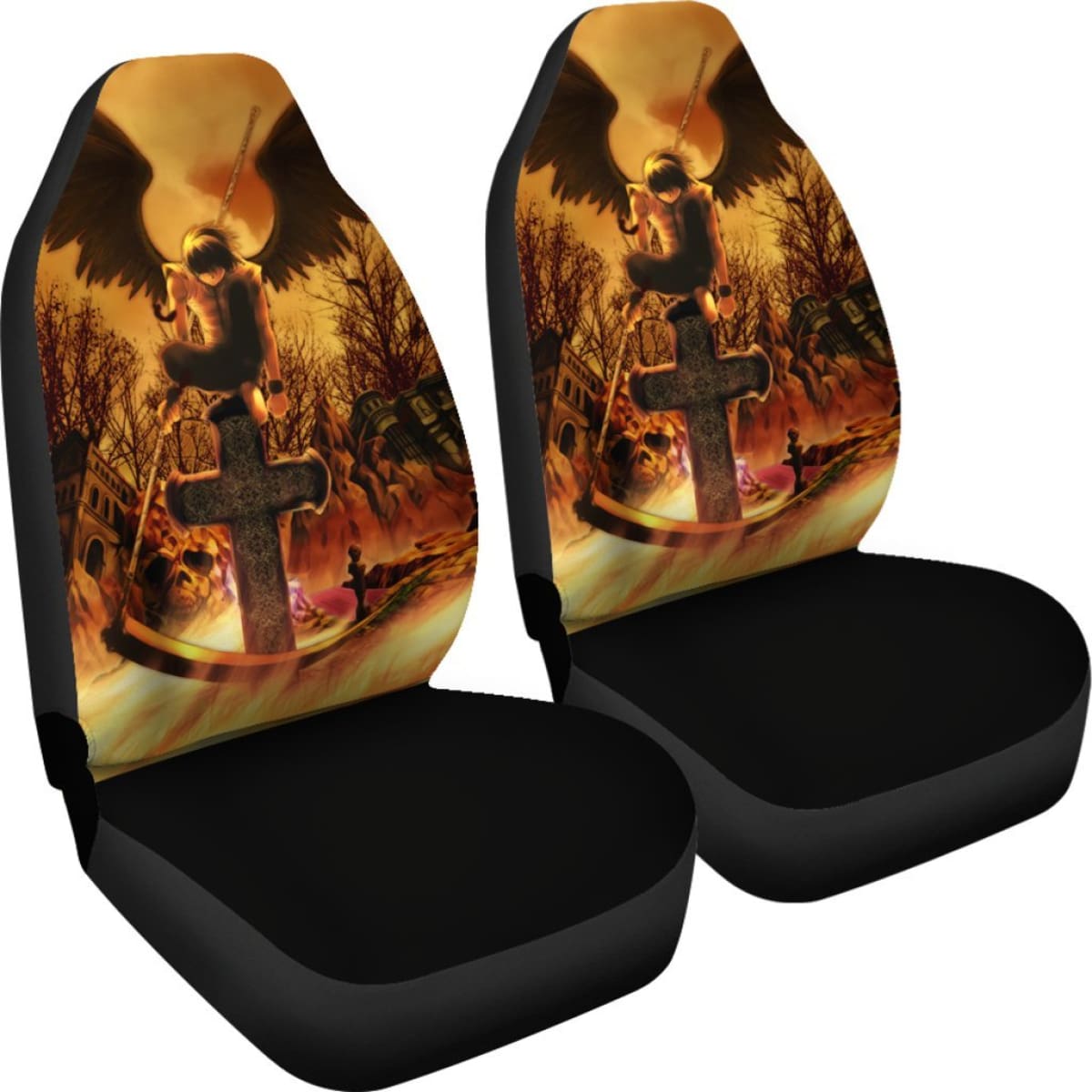 Death Note Seat Covers Amazing Best Gift Ideas 2020 Universal Fit 090505