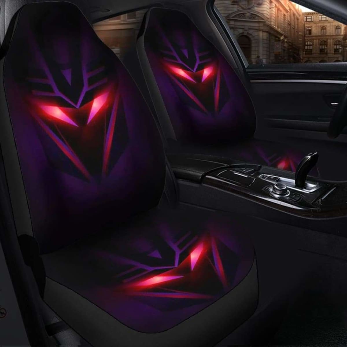 Decepticons Night Logo Seat Covers 101719 Universal Fit
