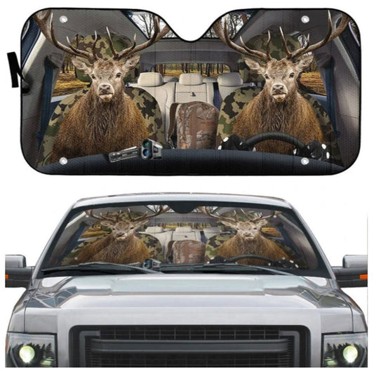 Deer Custom Car Auto Sun Shades Windshield Accessories Decor Gift
