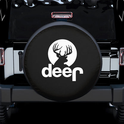 Deer Jeep Funny Spare Tire Cover