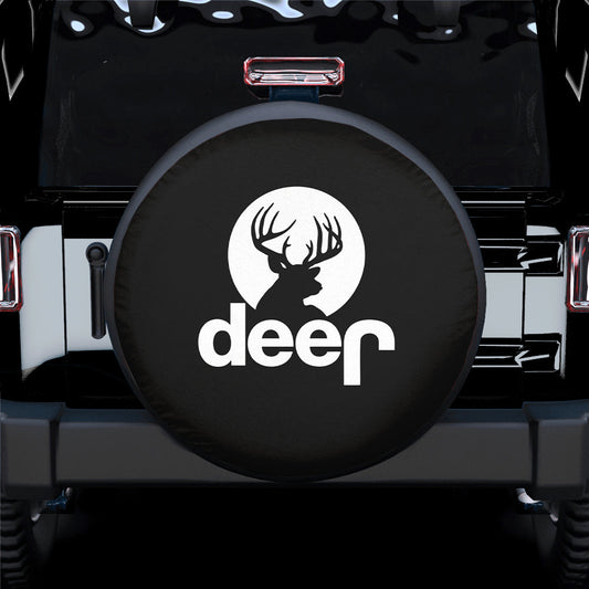 Deer Jeep Funny Spare Tire Cover