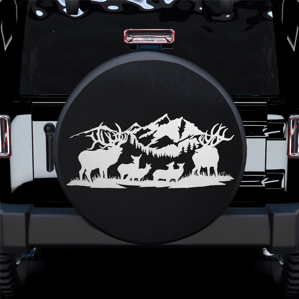 Deer Mountain Car Spare Tire Cover