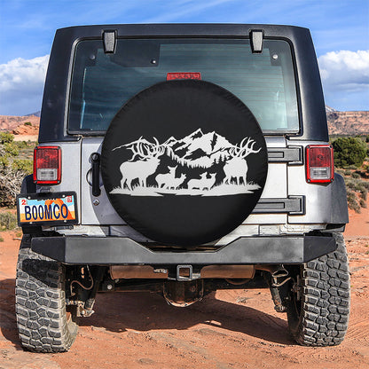 Deer Mountain Car Spare Tire Cover