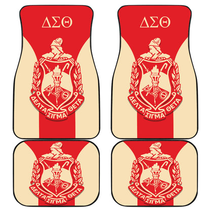 Delta Sigma Theta Sororities Car Floor Mats Custom For Fans Ci230207-07
