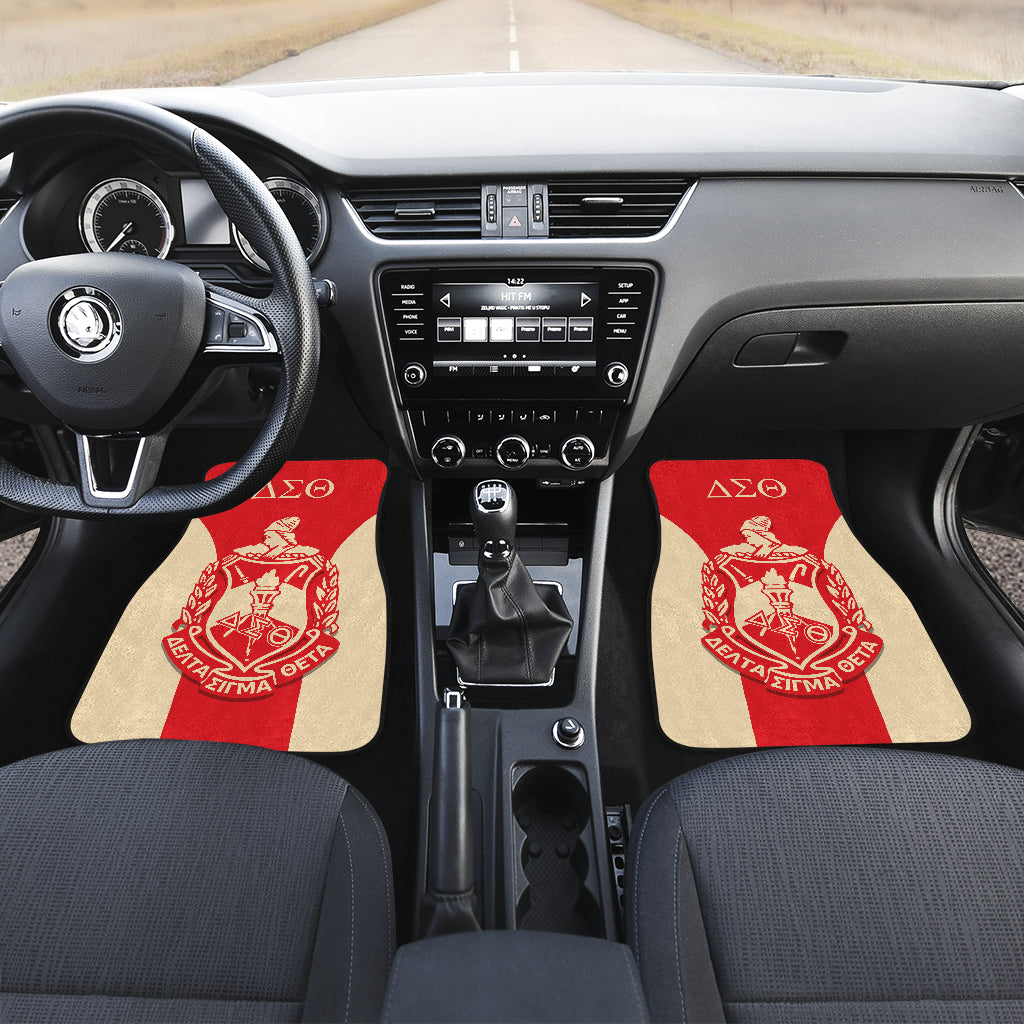 Delta Sigma Theta Sororities Car Floor Mats Custom For Fans Ci230207-07