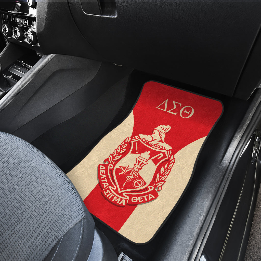 Delta Sigma Theta Sororities Car Floor Mats Custom For Fans Ci230207-07