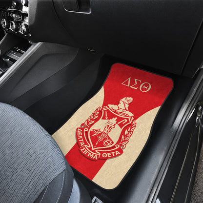 Delta Sigma Theta Sororities Car Floor Mats Custom For Fans Ci230207-07