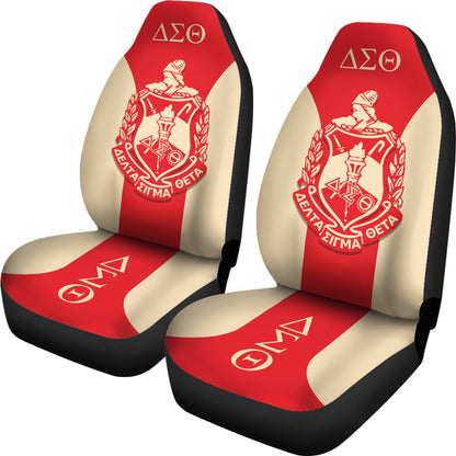 Delta Sigma Theta Sororities Car Seat Covers Custom For Fans Ci230207-02