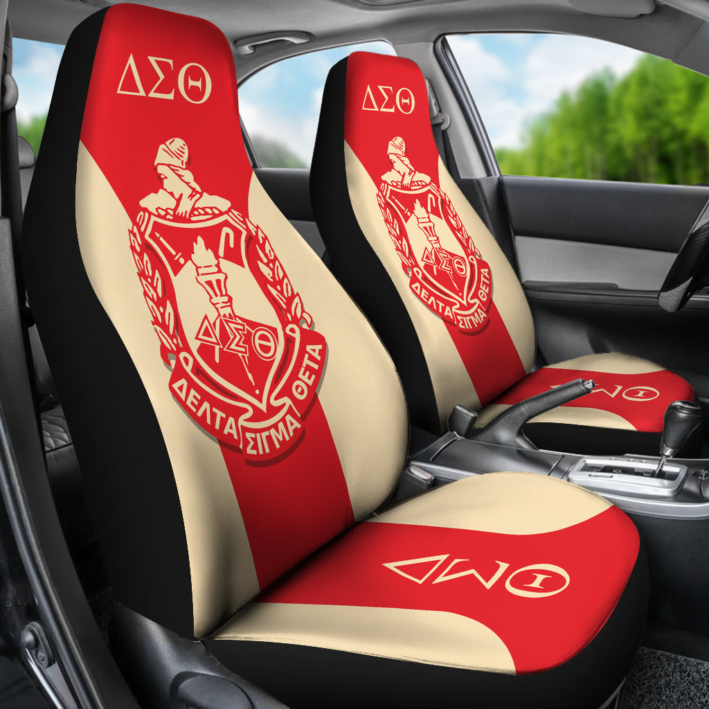 Delta Sigma Theta Sororities Car Seat Covers Custom For Fans Ci230207-02