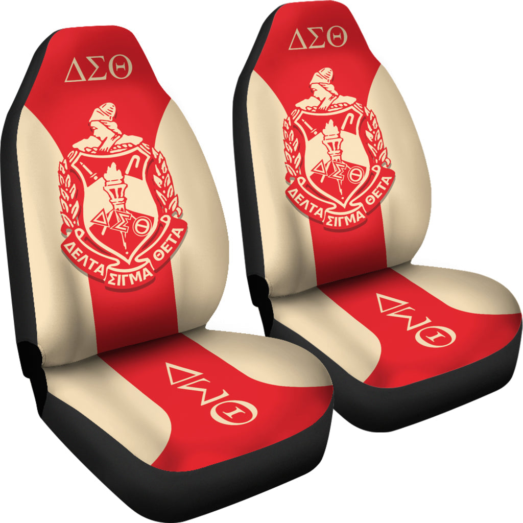 Delta Sigma Theta Sororities Car Seat Covers Custom For Fans Ci230207-02