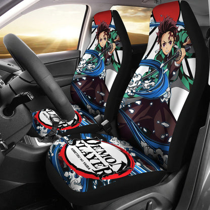 Demon Slayer Anime Car Seat Covers Demon Slayer Kamado Tanjiro Car Accessories Fan Gift Ci123105
