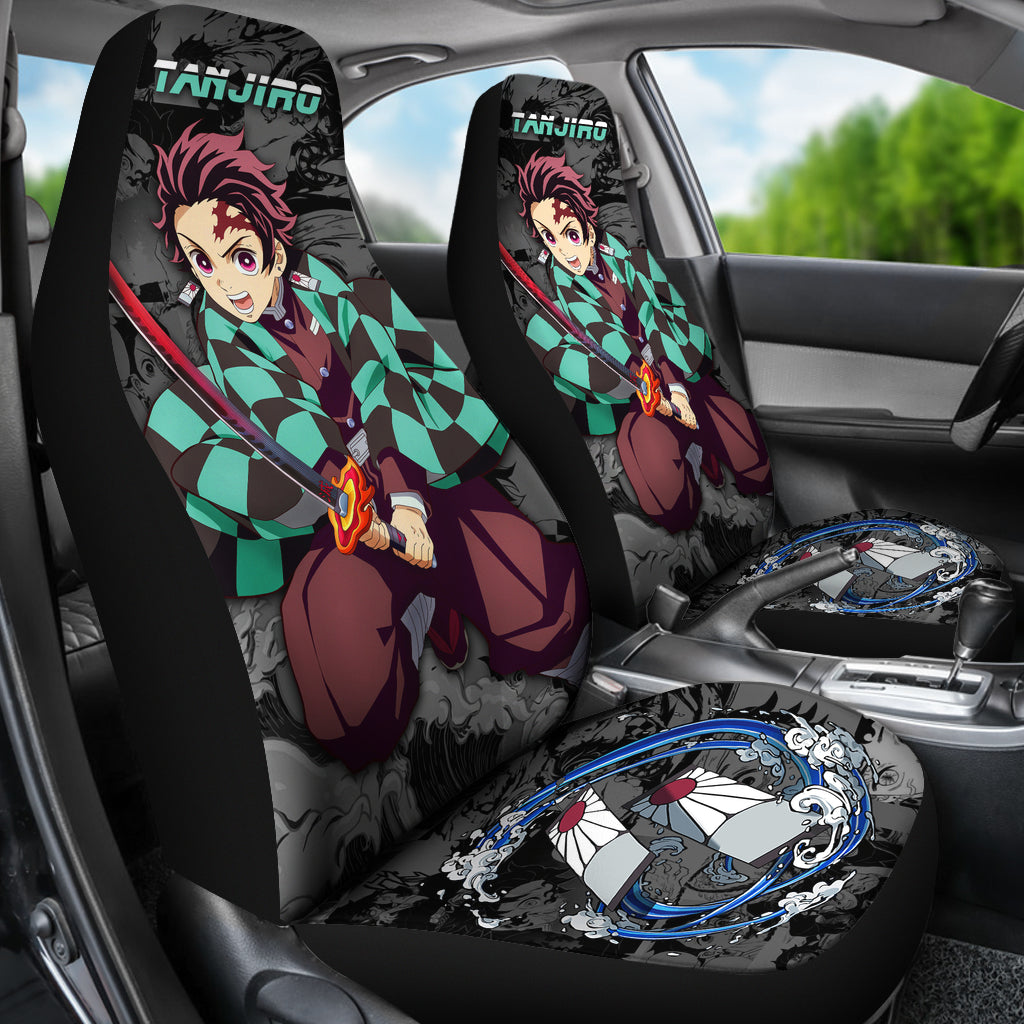 Demon Slayer Anime Car Seat Covers Demon Slayer Kamado Tanjiro Car Accessories Fan Gift Ci123103