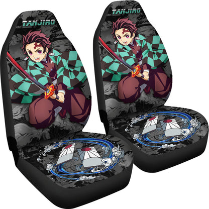 Demon Slayer Anime Car Seat Covers Demon Slayer Kamado Tanjiro Car Accessories Fan Gift Ci123103