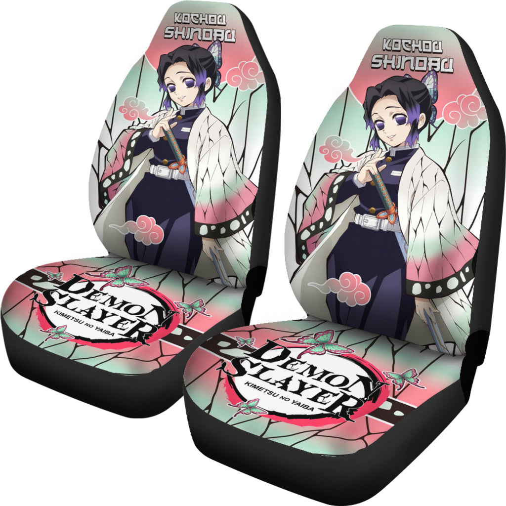 Demon Slayer Anime Car Seat Covers Demon Slayer Kochou Shinobu Car Accessories Fan Gift Ci011202