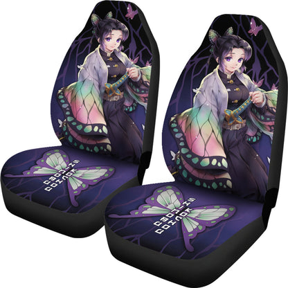 Demon Slayer Anime Car Seat Covers Demon Slayer Kochou Shinobu Car Accessories Fan Gift Ci011205