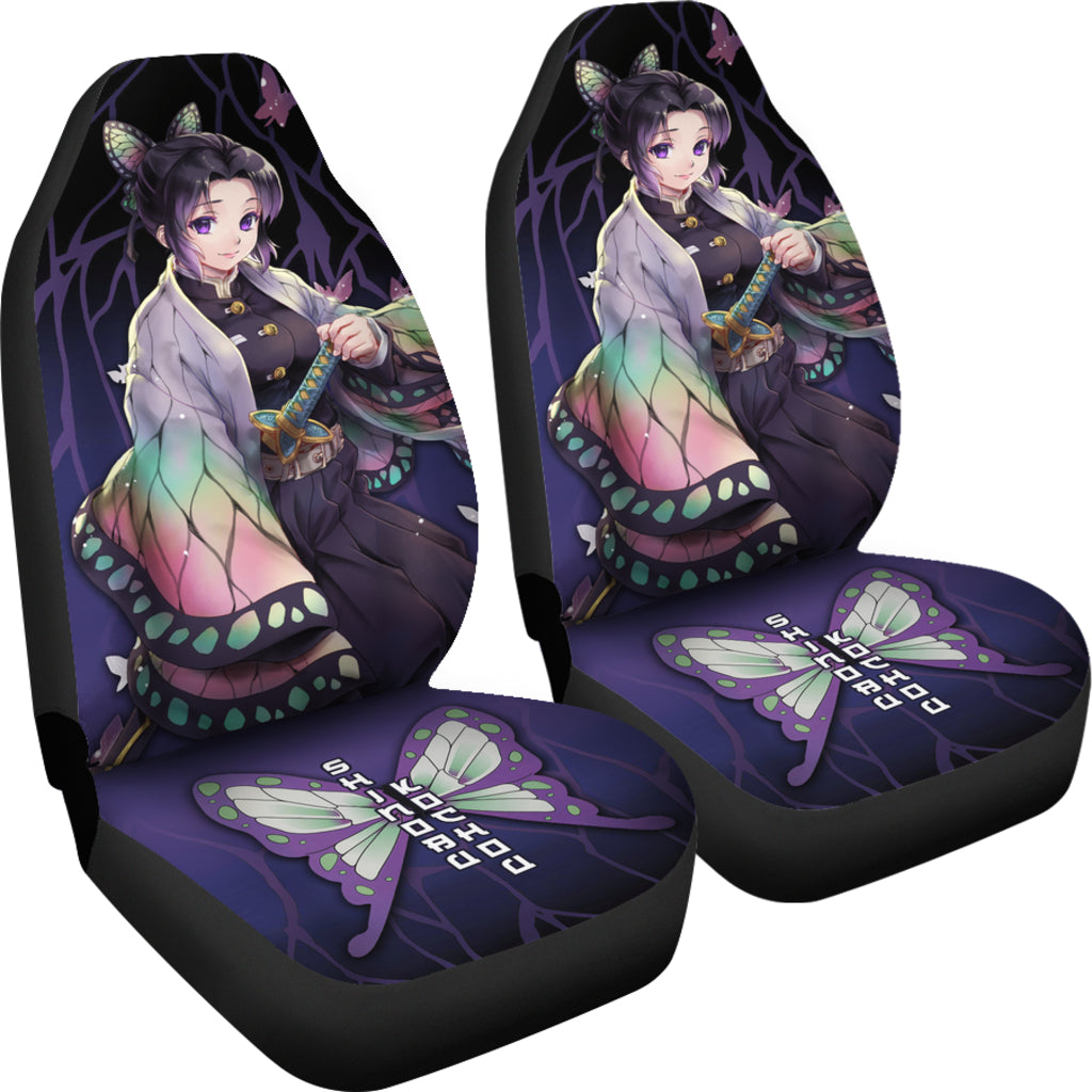 Demon Slayer Anime Car Seat Covers Demon Slayer Kochou Shinobu Car Accessories Fan Gift Ci011205