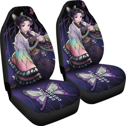 Demon Slayer Anime Car Seat Covers Demon Slayer Kochou Shinobu Car Accessories Fan Gift Ci011205