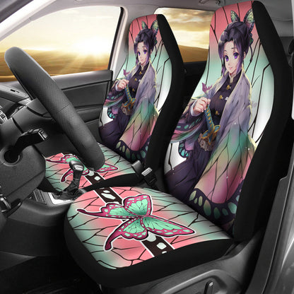 Demon Slayer Anime Car Seat Covers Demon Slayer Kochou Shinobu Car Accessories Fan Gift Ci011201