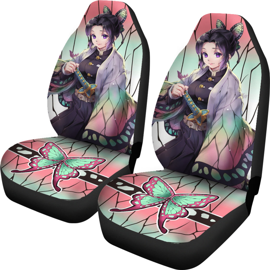 Demon Slayer Anime Car Seat Covers Demon Slayer Kochou Shinobu Car Accessories Fan Gift Ci011201