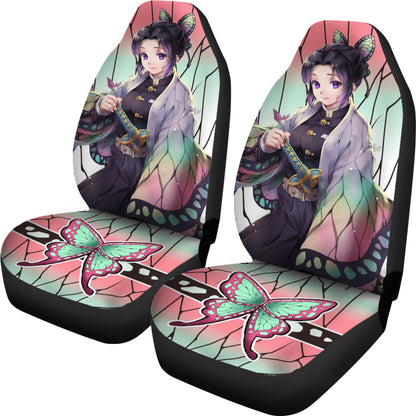 Demon Slayer Anime Car Seat Covers Demon Slayer Kochou Shinobu Car Accessories Fan Gift Ci011201