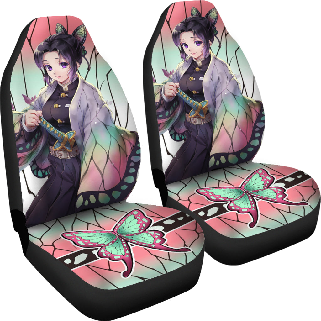 Demon Slayer Anime Car Seat Covers Demon Slayer Kochou Shinobu Car Accessories Fan Gift Ci011201