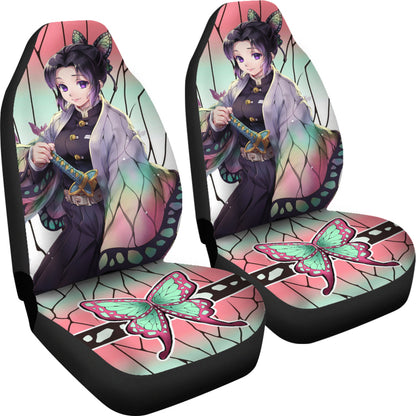 Demon Slayer Anime Car Seat Covers Demon Slayer Kochou Shinobu Car Accessories Fan Gift Ci011201
