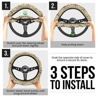 Demon Slayer Anime Car Steering Wheel Cover 1