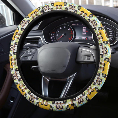 Demon Slayer Anime Car Steering Wheel Cover 2
